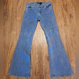 DKNY Mid-Rise Flare Blue Jeans- Size 8/9